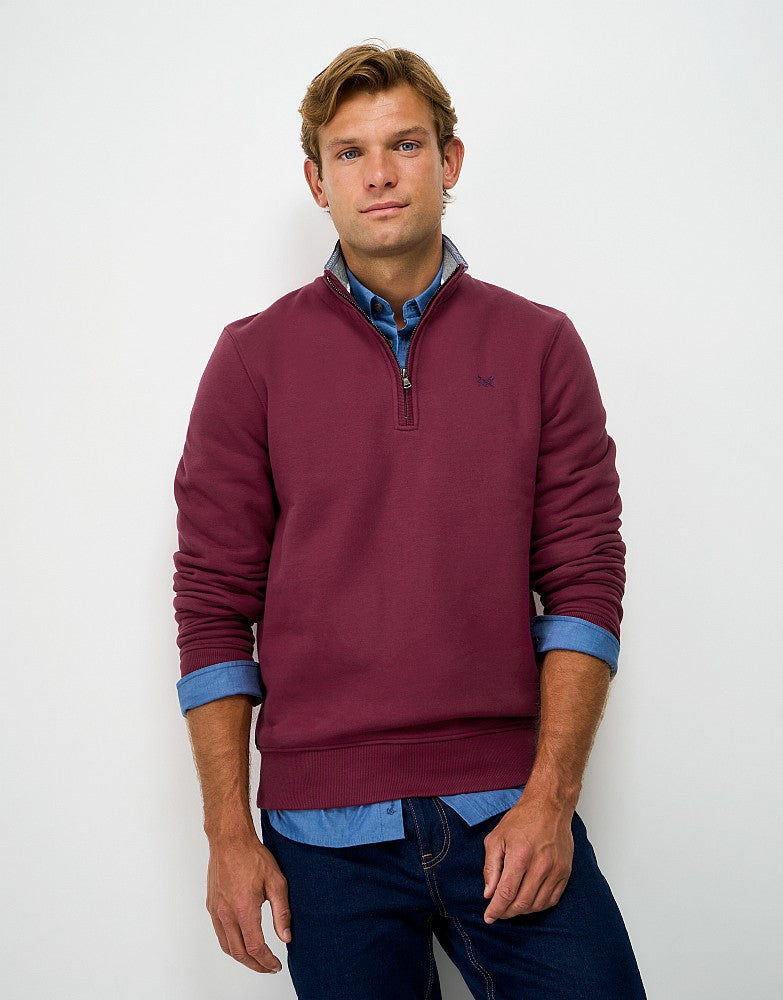 Crew Clothing Classic Half Zip Sweatshirt