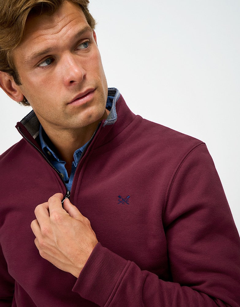 Crew Clothing Classic Half Zip Sweatshirt