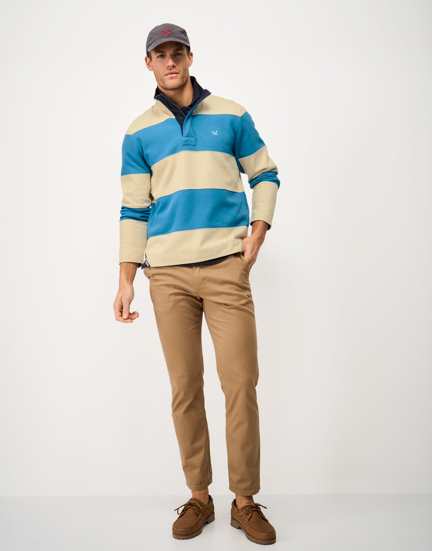 Crew Clothing Salcombe Sailing Cut-and-Sew Padstow
