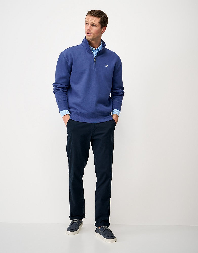 Crew Clothing Pique Half-Zip Sweatshirt