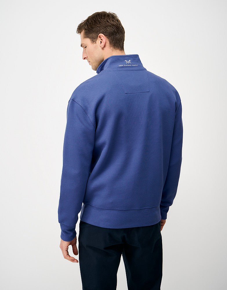Crew Clothing Pique Half-Zip Sweatshirt