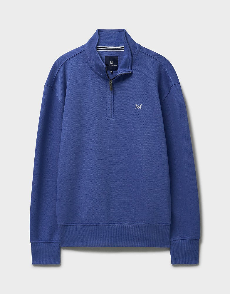 Crew Clothing Pique Half-Zip Sweatshirt