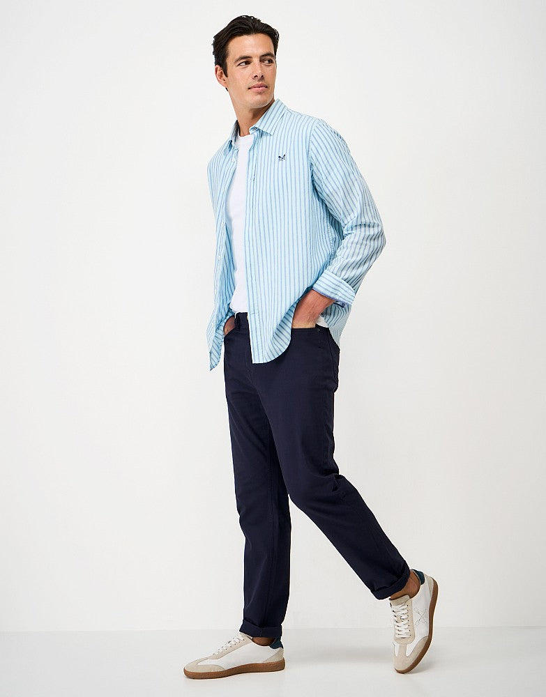 Crew Clothing Brushed Twill Slim-Fit Trousers