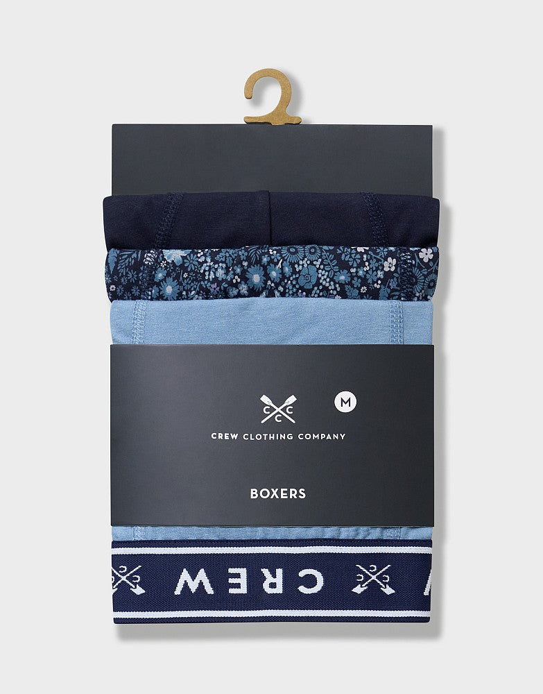 Crew Clothing 3-Pack Floral Jersey Boxers