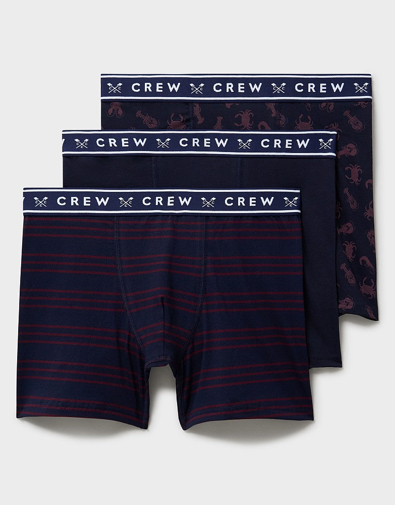 Crew Clothing 3-Pack Jersey Boxers
