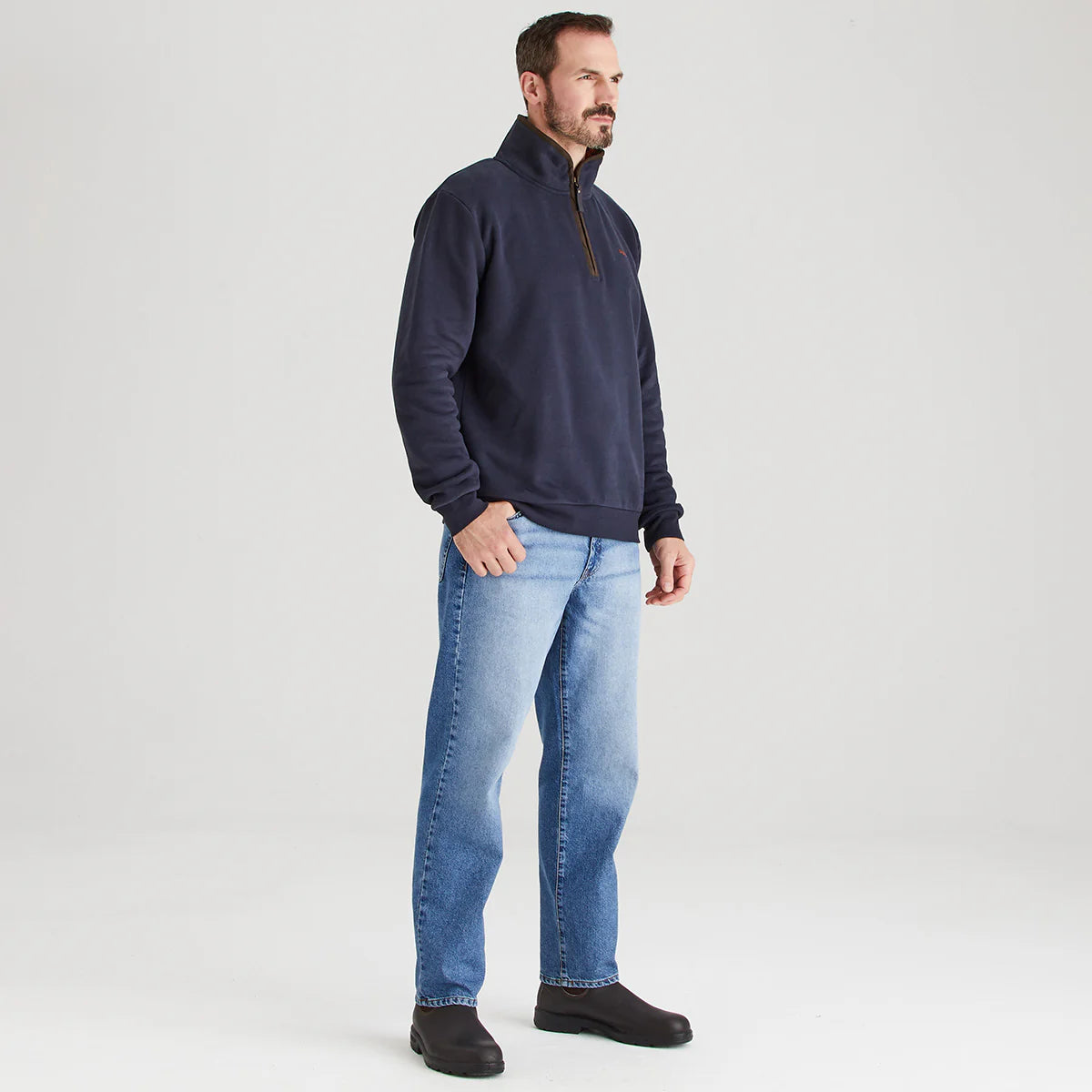 Ridgeline Men's Brancaster 1/4 Zip Top