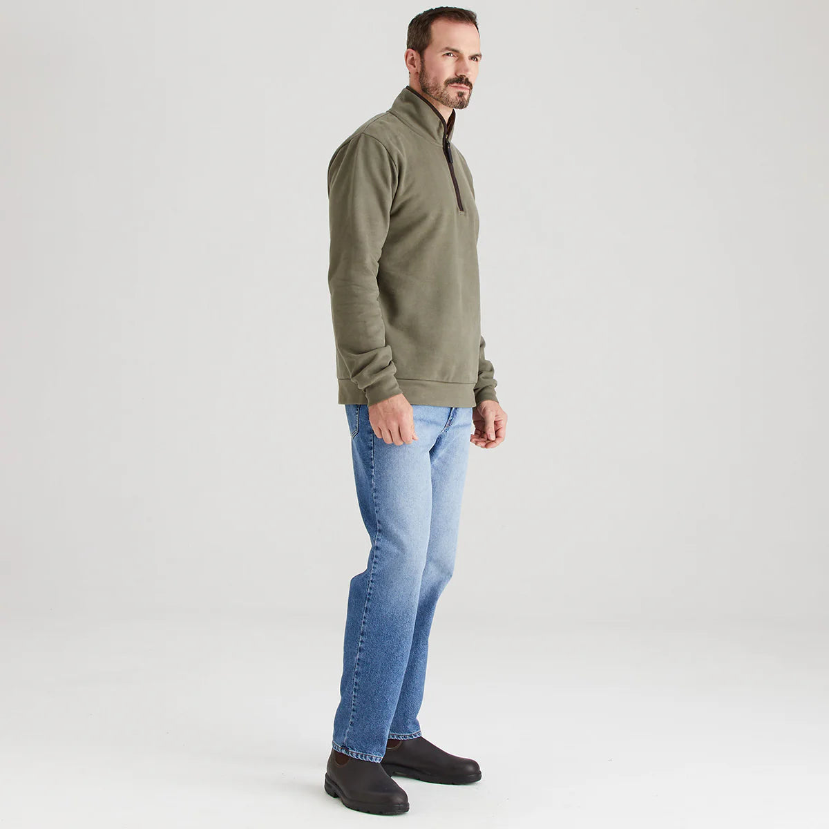 Ridgeline Men's Brancaster 1/4 Zip Top