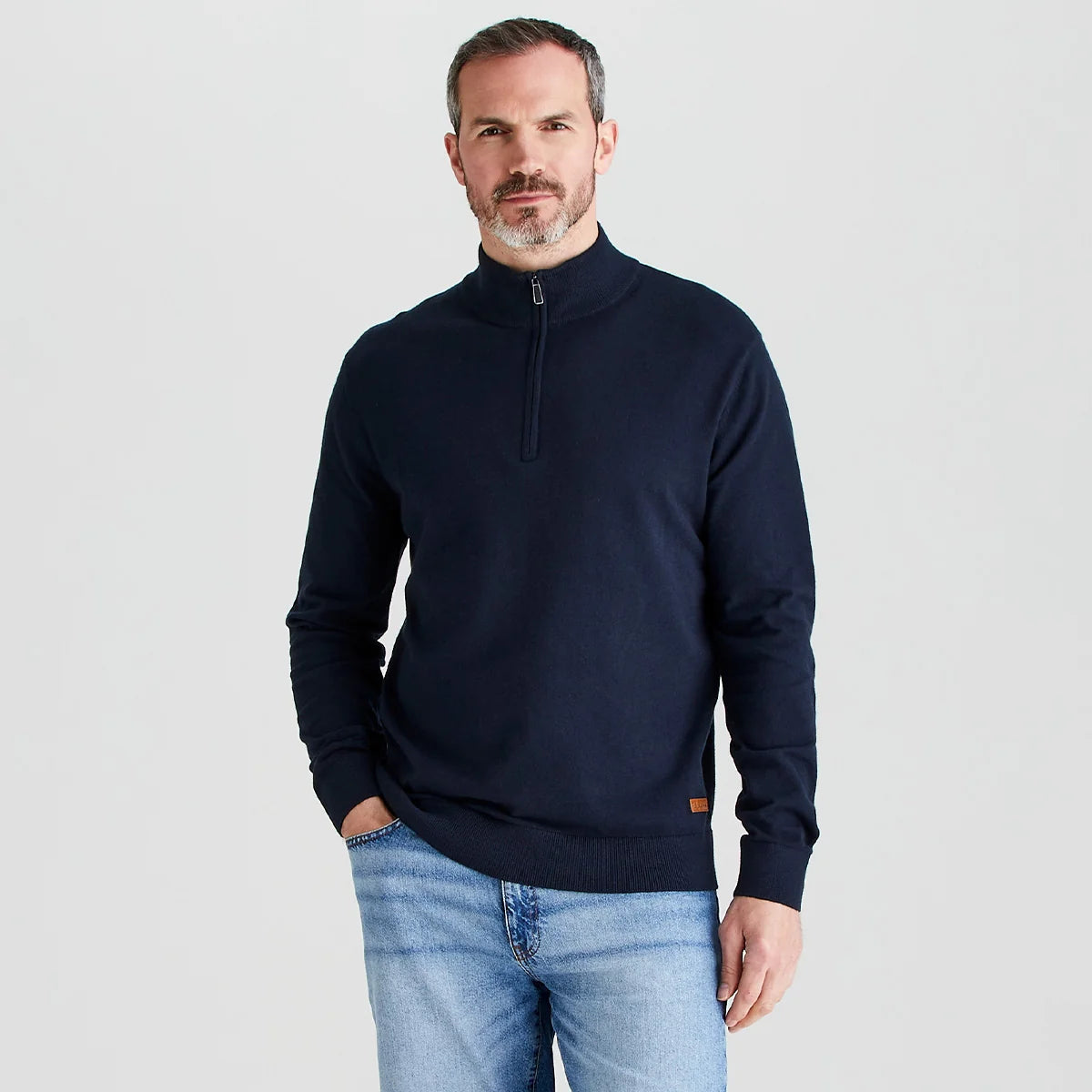 Ridgeline Men's Hartland 1/4 Zip Knit jumper in a regular fit.