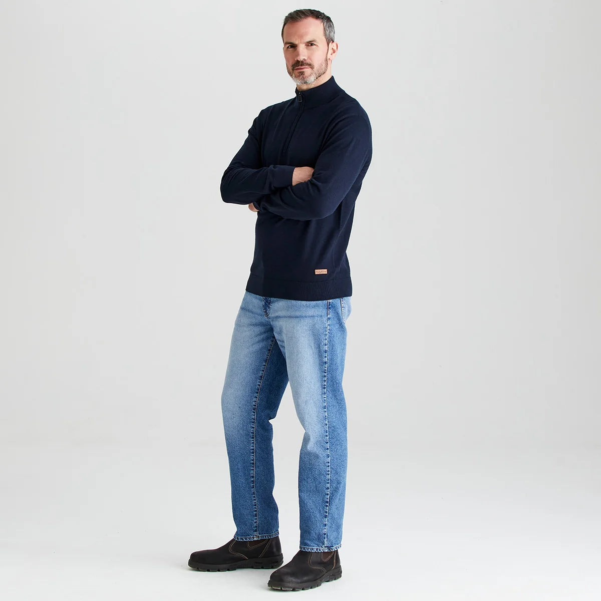 Ridgeline Men's Hartland 1/4 Zip Knit Jumper