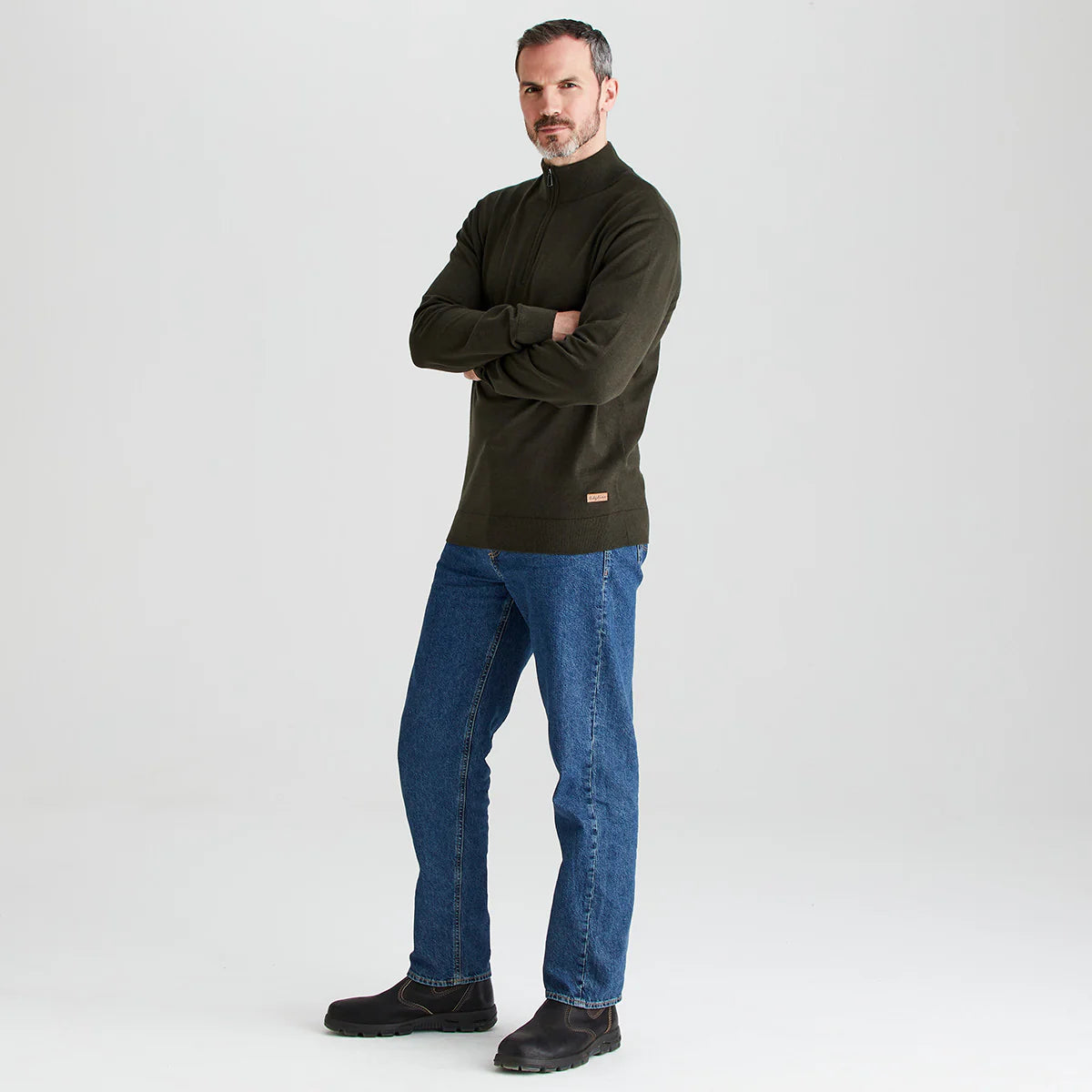 Ridgeline Men's Hartland 1/4 Zip Knit Jumper