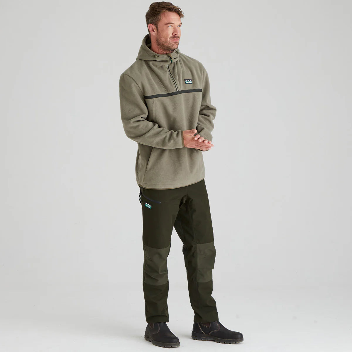 Ridgeline Kodiak Fleece Smock Hoodie