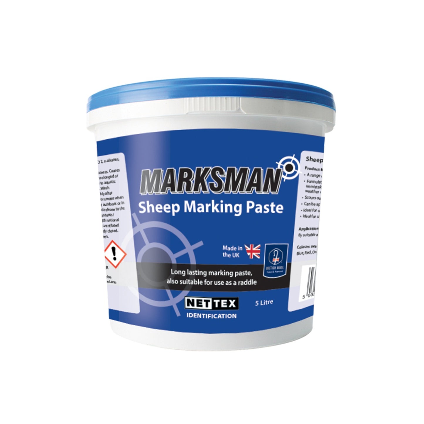 Nettex Agri Marksman Sheep Marking Paste BLACK 2.5L