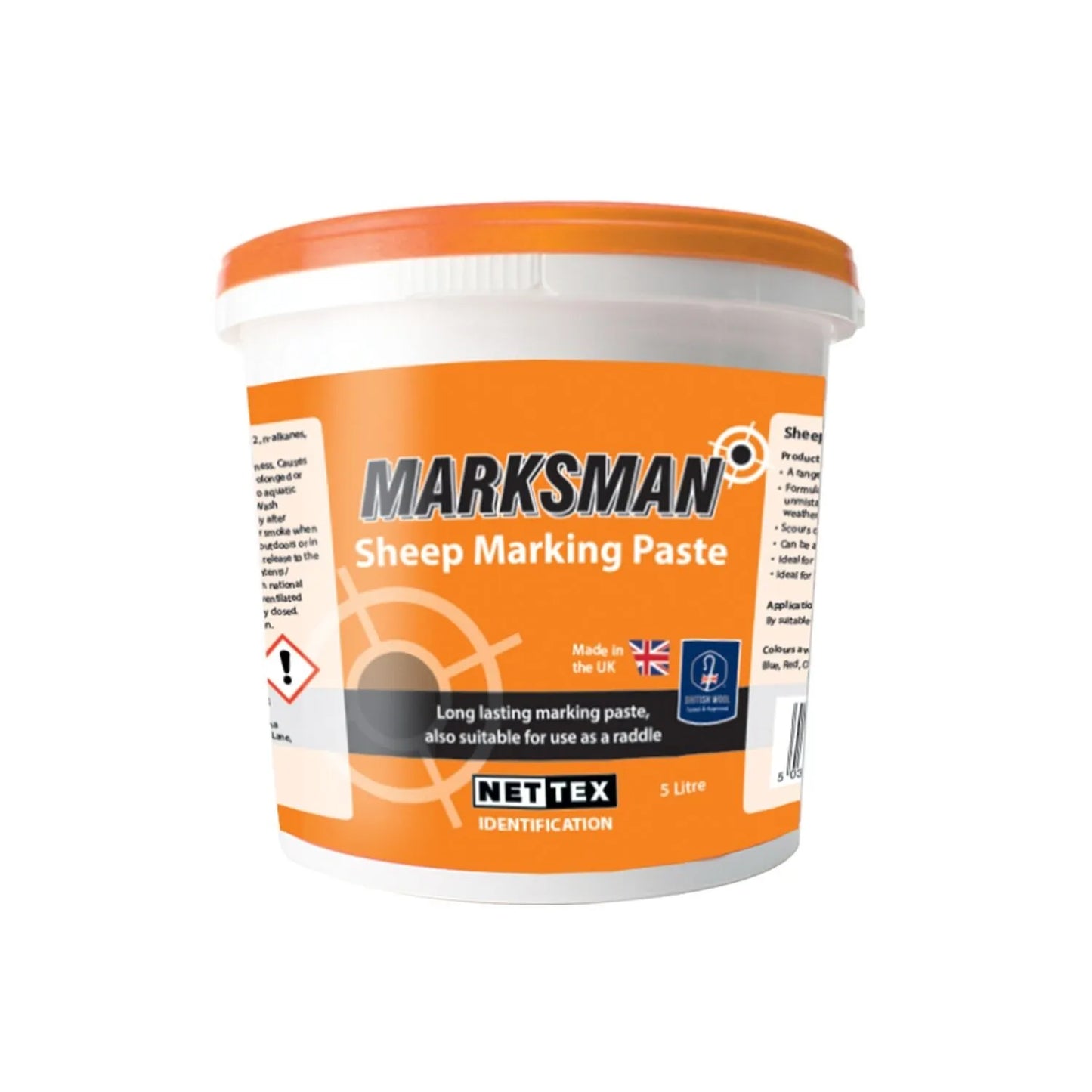 Nettex Agri Marksman Sheep Marking Paste BLACK 2.5L