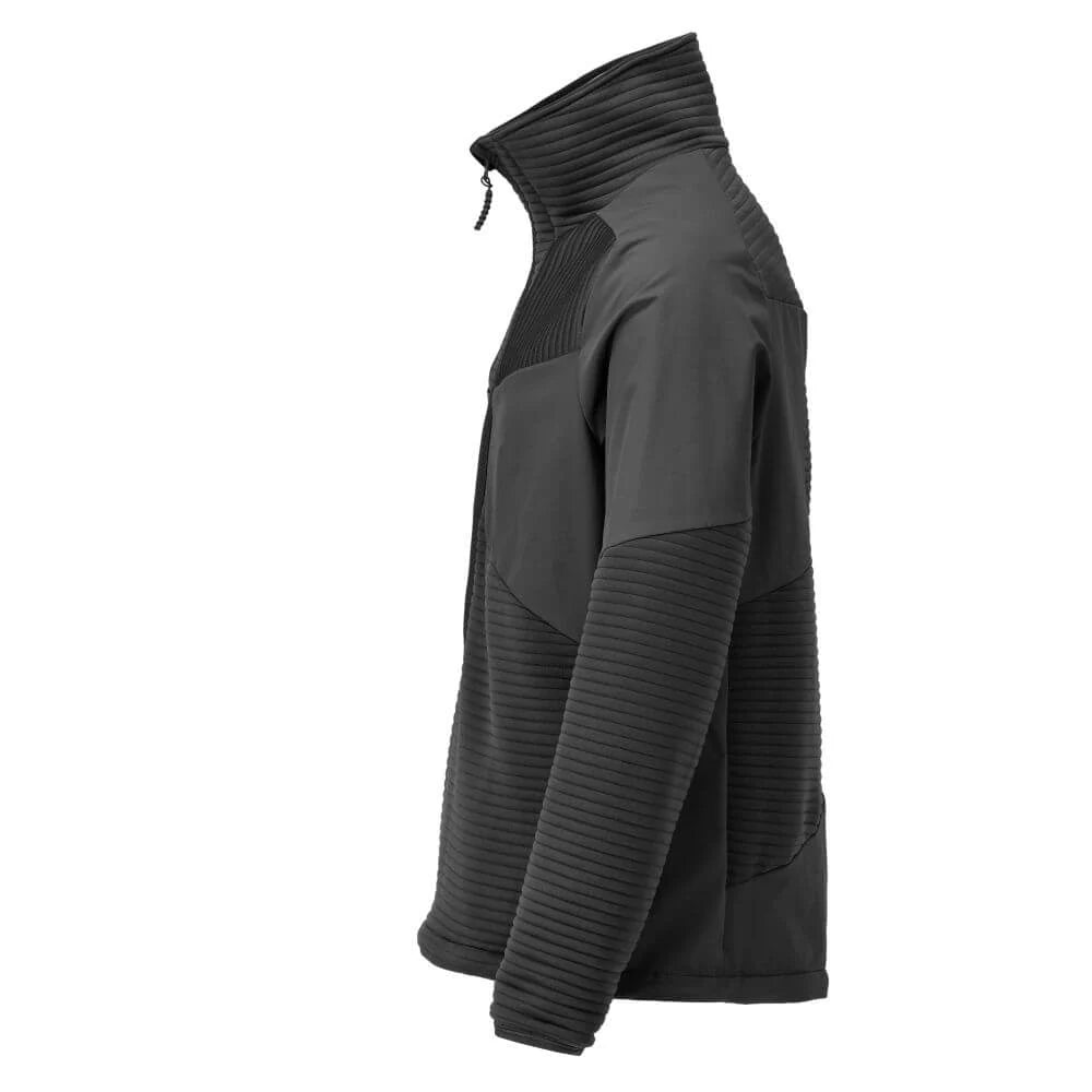 Mascot Workwear - Fleece Jumper with half zip and lining - Black - 2XL