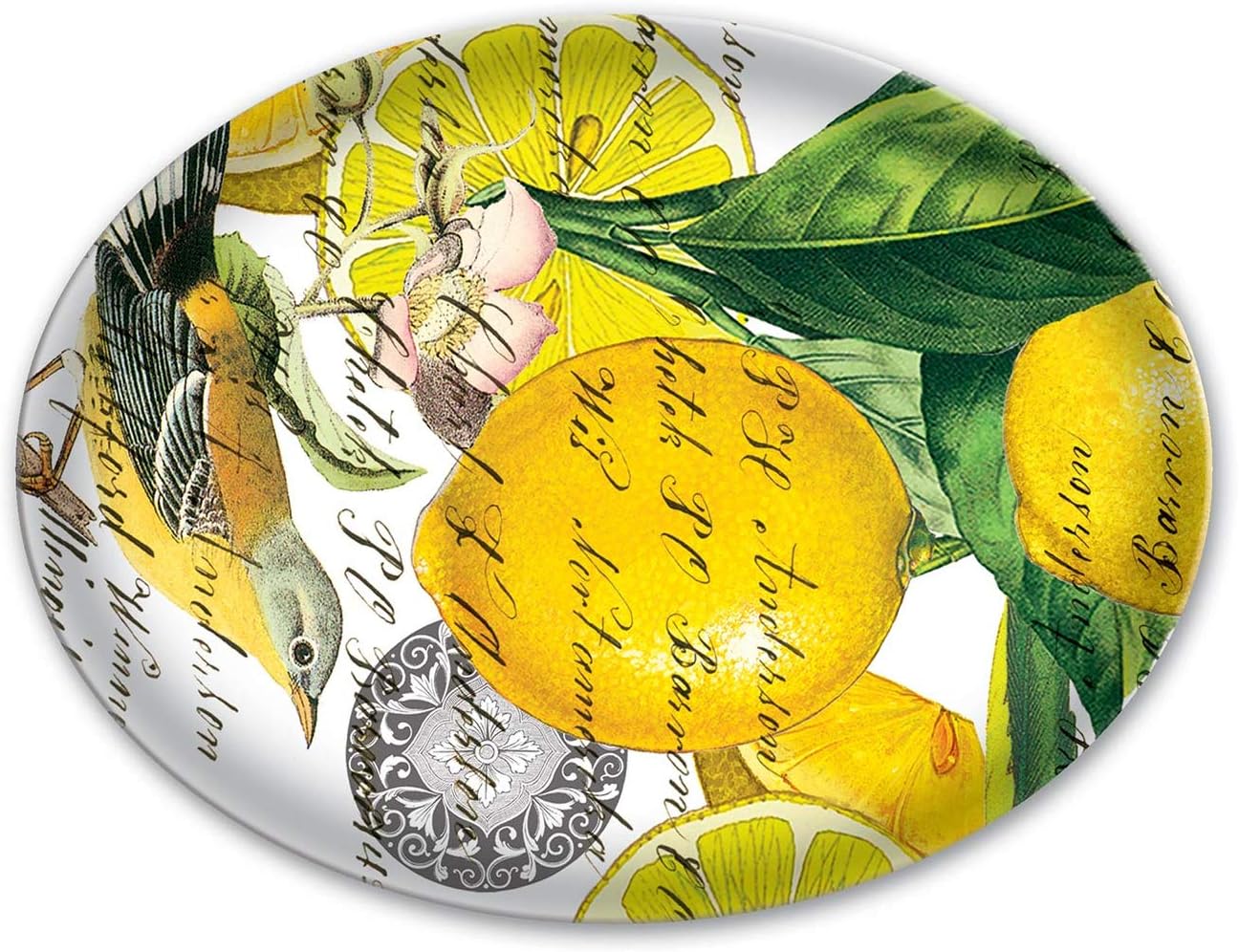 Michel Design Works Lemons Glass Soap Dish
