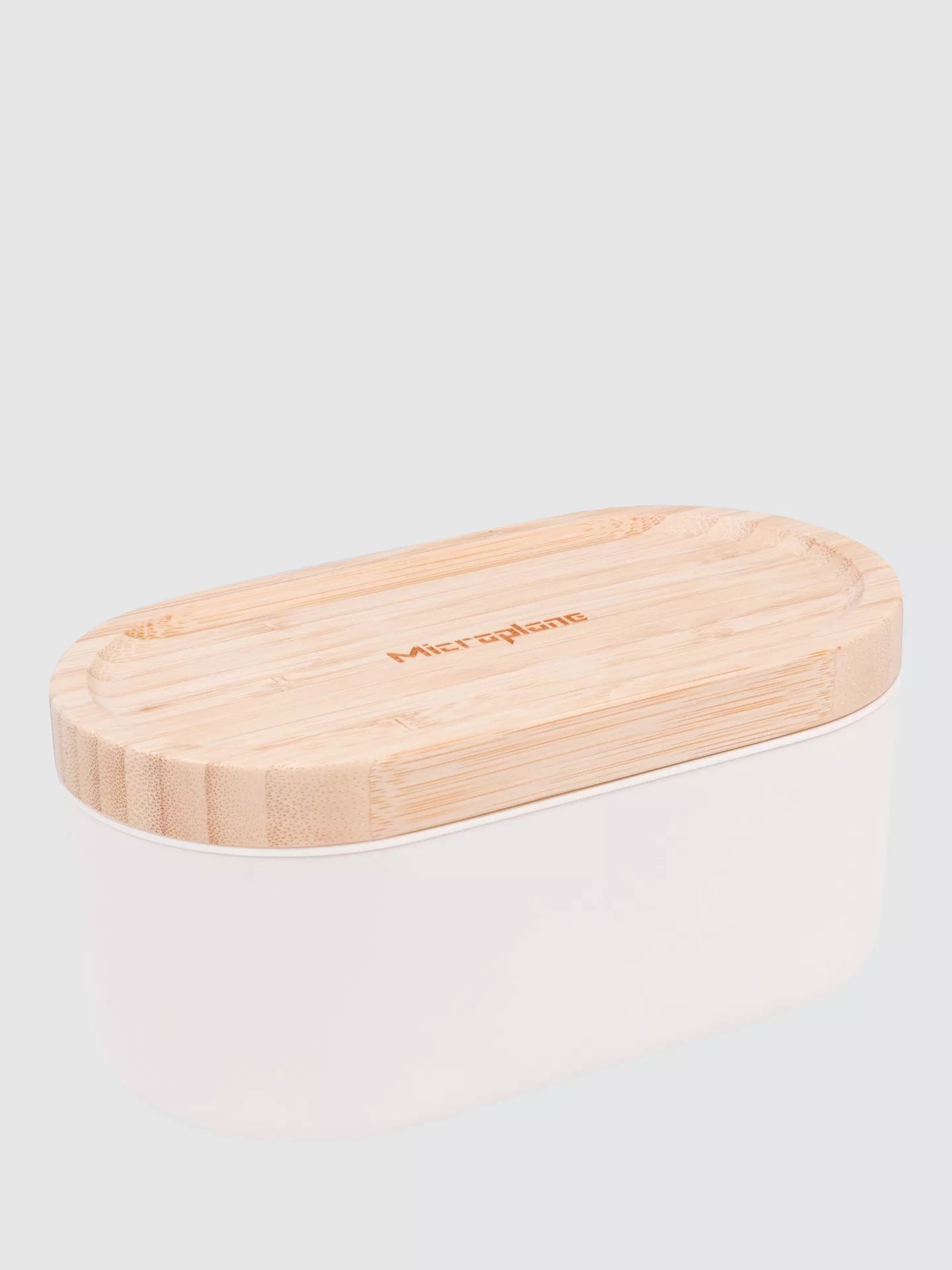 Microplane Cashmere & Bamboo Container Grater