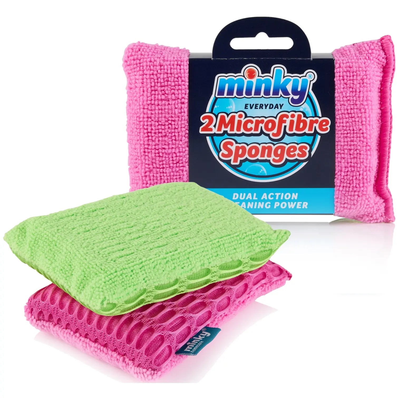 Minky Everyday Sponges Brite & Bold 2-Pack