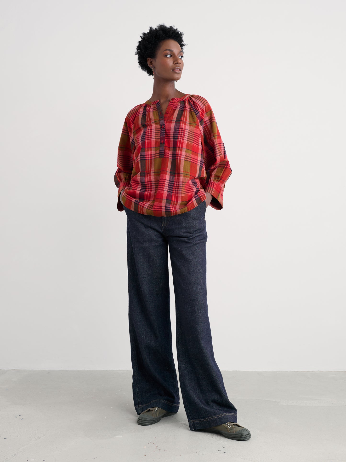 Seasalt Moor Grass A-Line Shirt