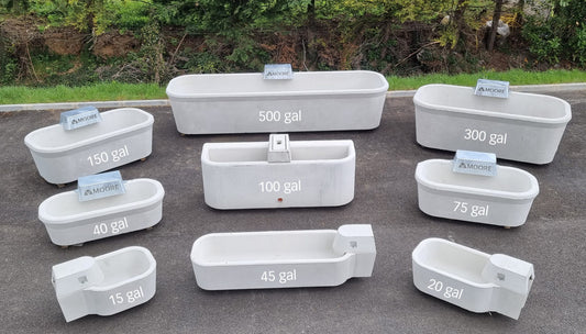 Moore Concrete Cattle Water Trough