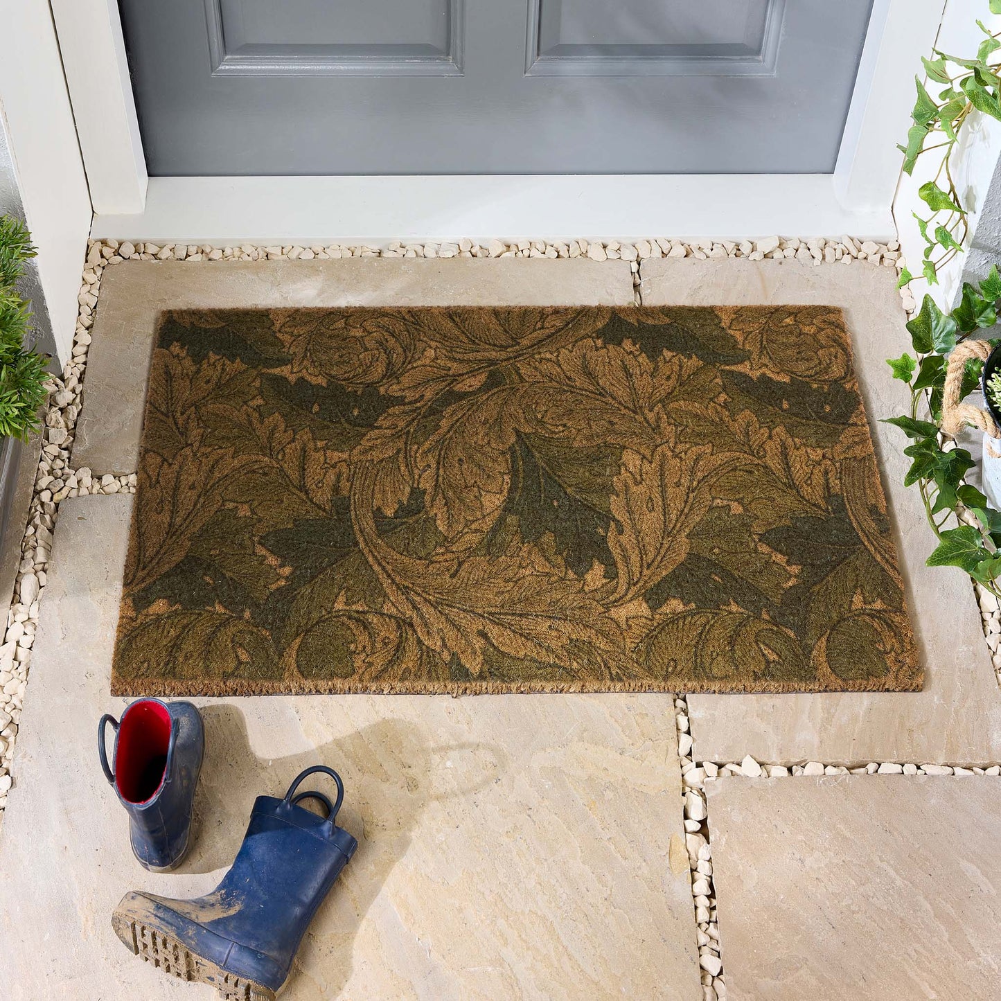 Morris & Co. Acanthus Coir Doormat