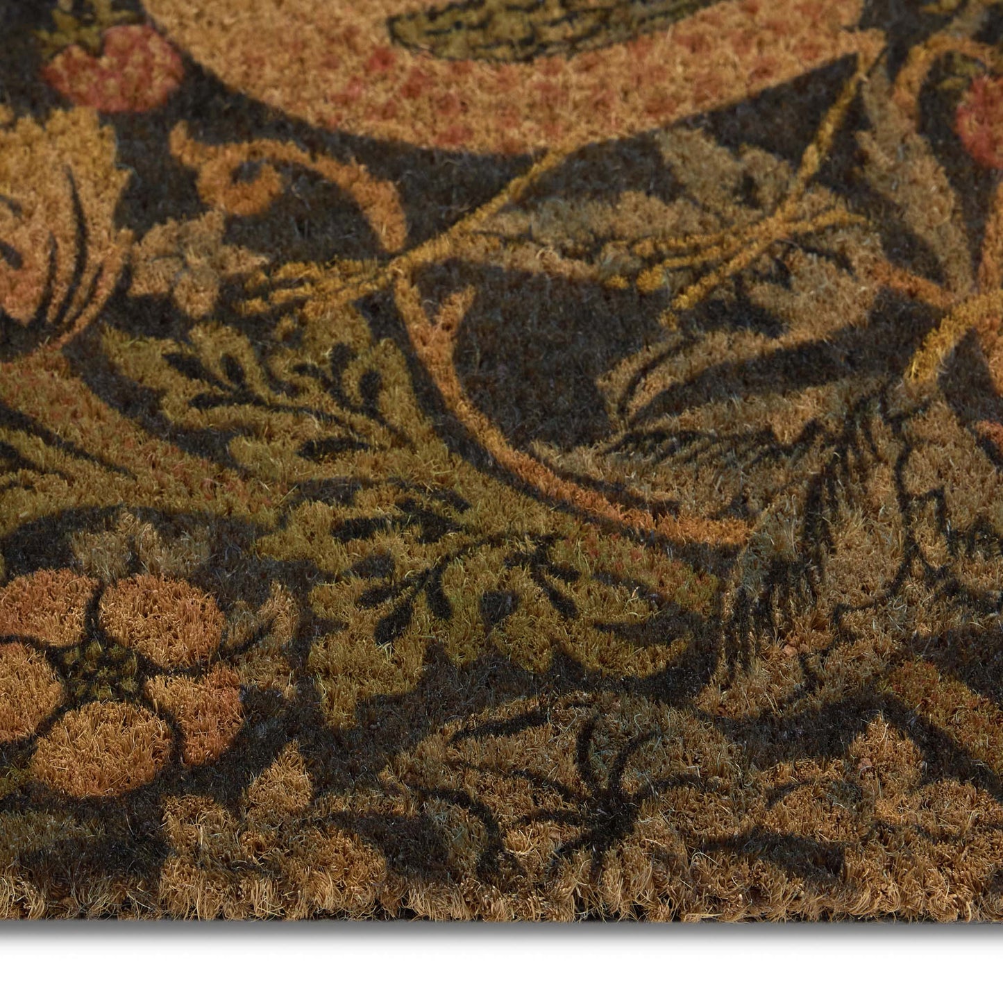 Morris & Co. Strawberry Thief Navy Coir Doormat