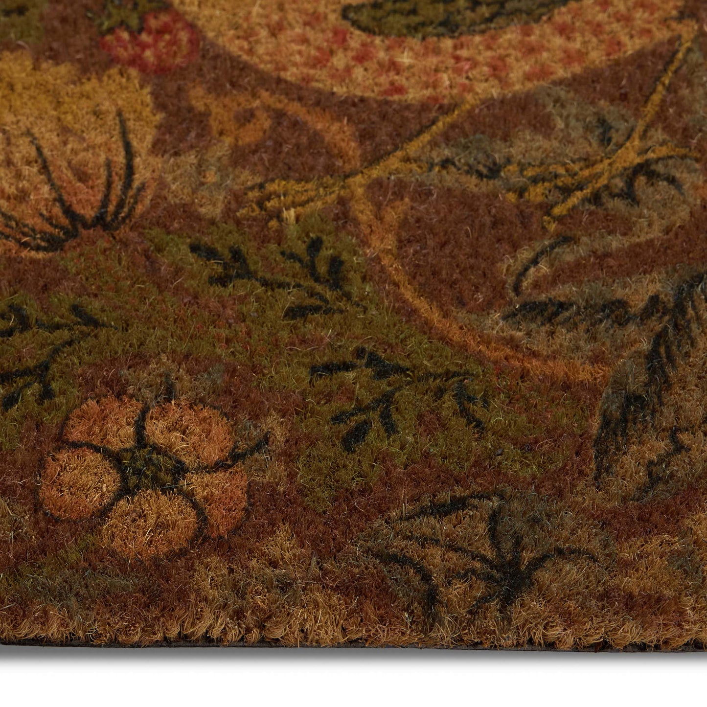 Morris & Co. Strawberry Thief Red Coir Doormat