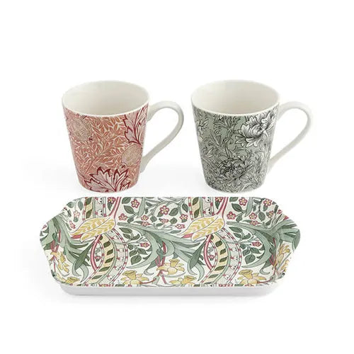 Morris & Co Pimpernel Mug & Tray Set