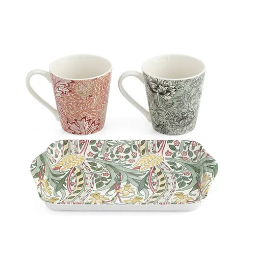 Morris & Co Pimpernel Mug & Tray Set