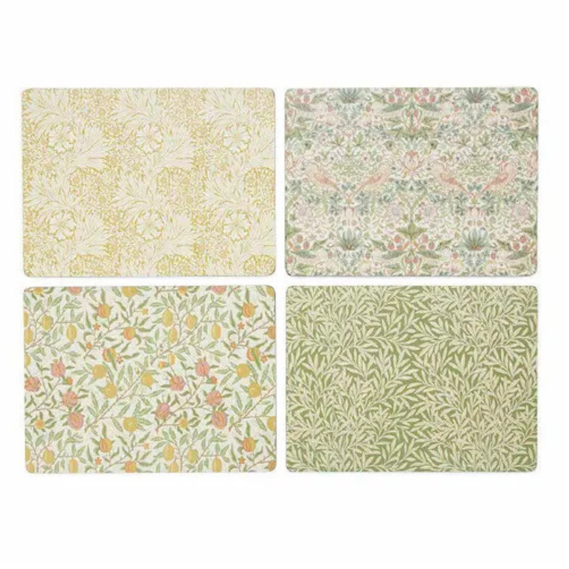 Morris & Co Simply Mixed Large Placemats 4-Pack