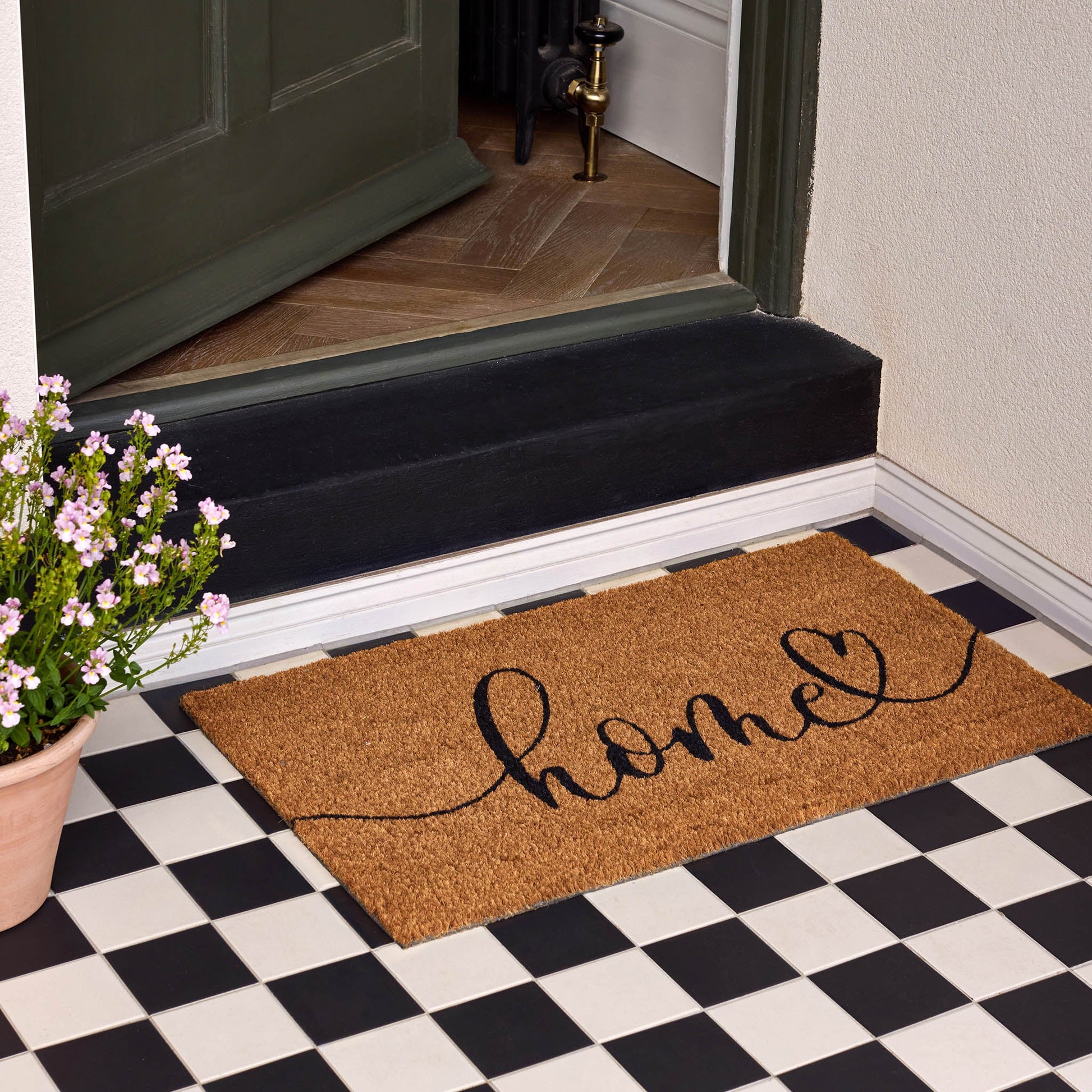 My Mat Home Script Coir Doormat