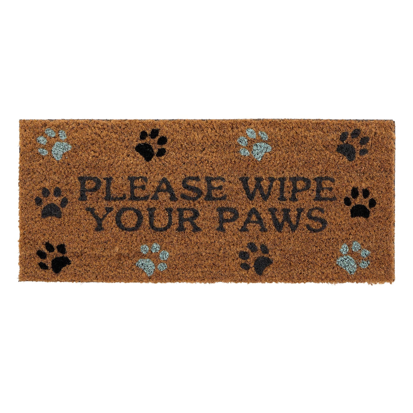 My Mat Please Wipe Your Paws Coir Insert Doormat