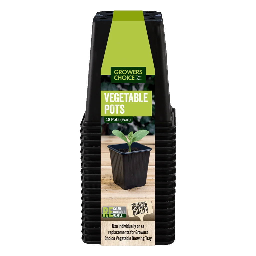 Grower's Choice 9cm Replacement Veg Pots (18 Pots)