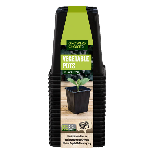 Grower's Choice 9cm Replacement Veg Pots (18 Pots)