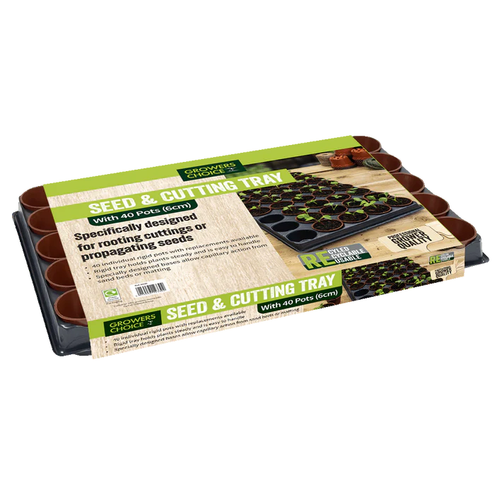 Bosmere Growers Choice Seed and Cutting Tray 40 x 6cm Pots