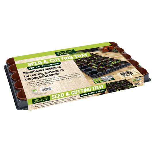 Bosmere Growers Choice Seed and Cutting Tray 40 x 6cm Pots