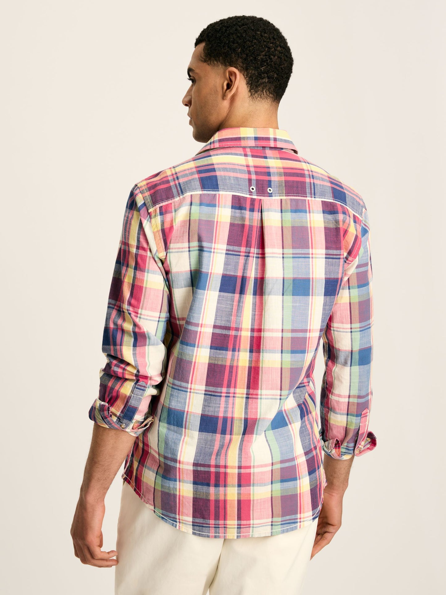 Joules Madras Long Sleeve Classic Fit Shirt
