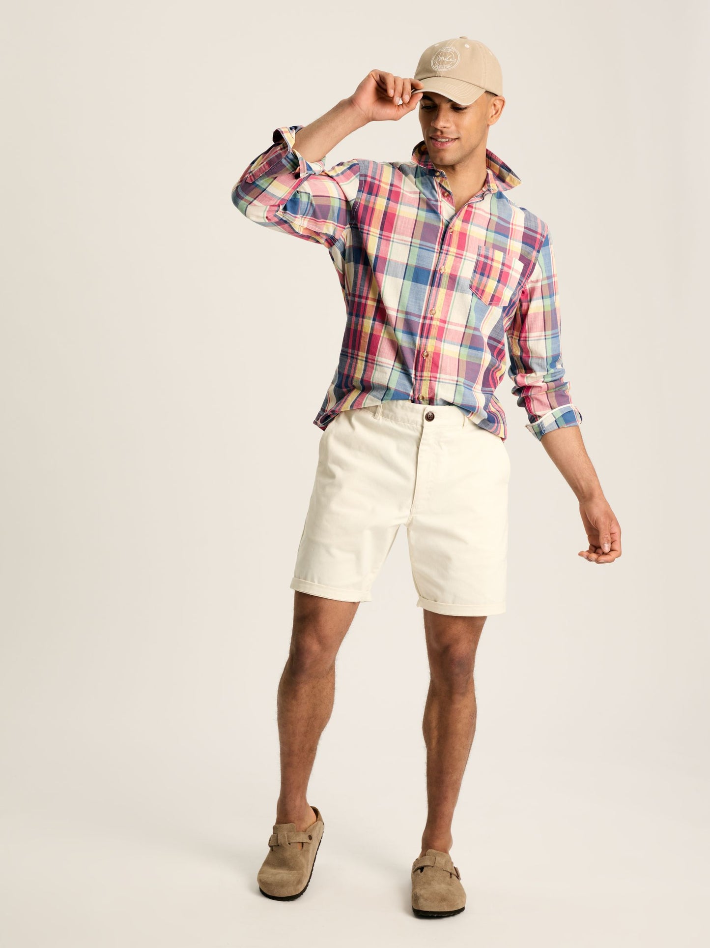 Joules Madras Long Sleeve Classic Fit Shirt