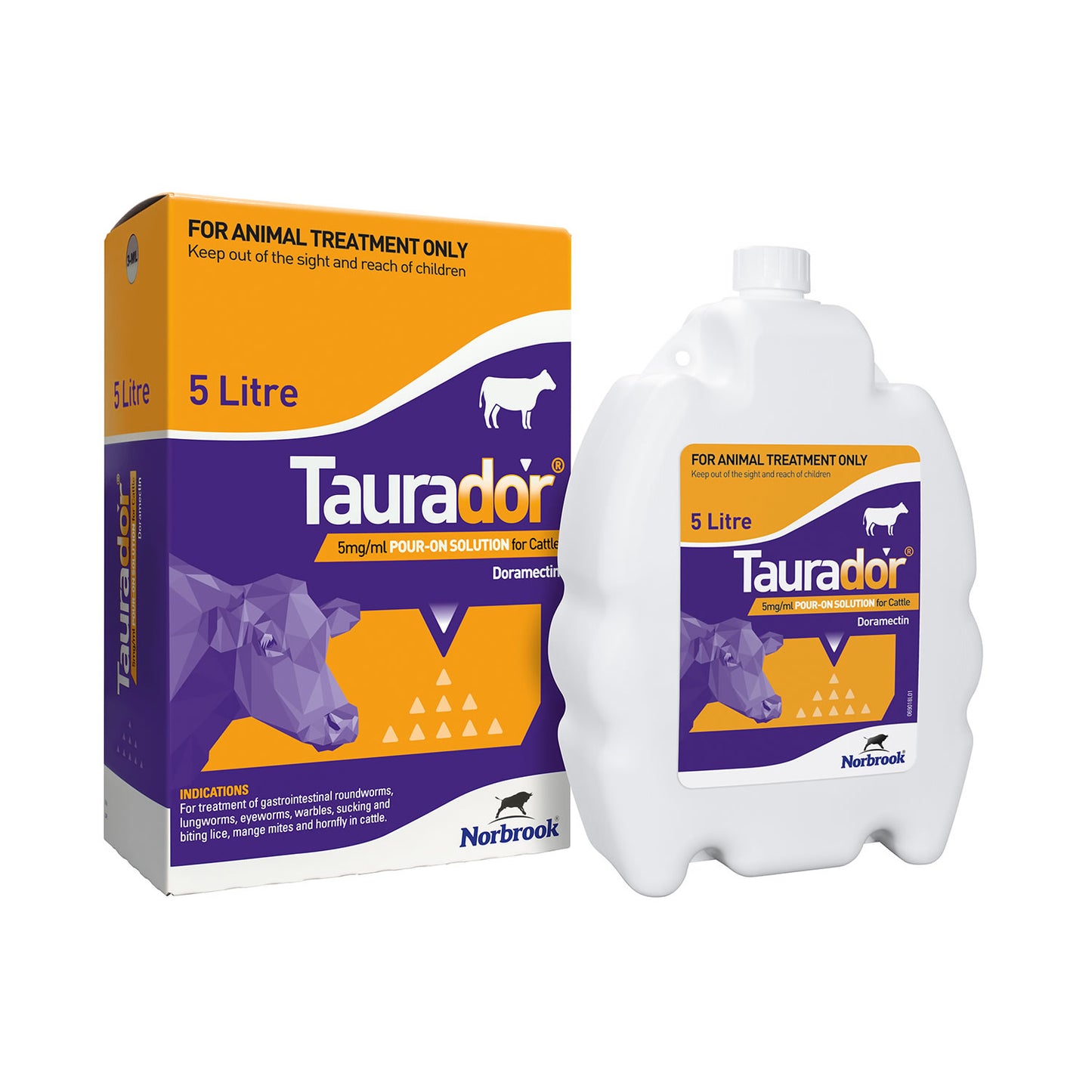 Taurador 5 mg/ml Pour-on Solution for Cattle