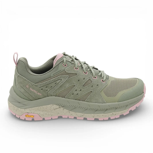 NorthCape Trail Flyte Women's Waterproof Vibram Walking Shoes in Olive