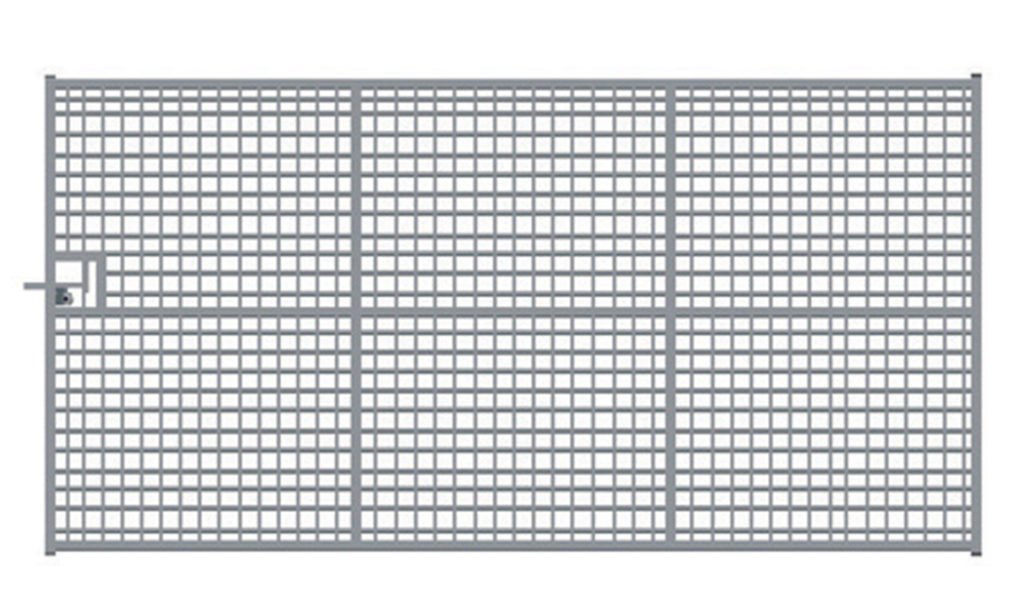 Gate -  Galvanised Full Mesh Deer Gate 3660mm x 1860mm