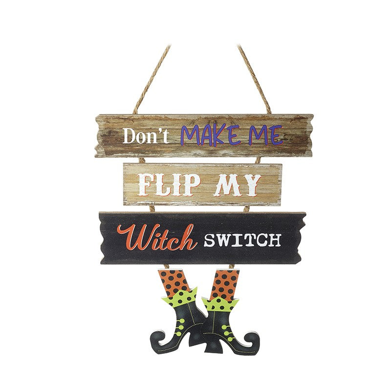 Heaven Sends - Flip My Witch Hanging Sign