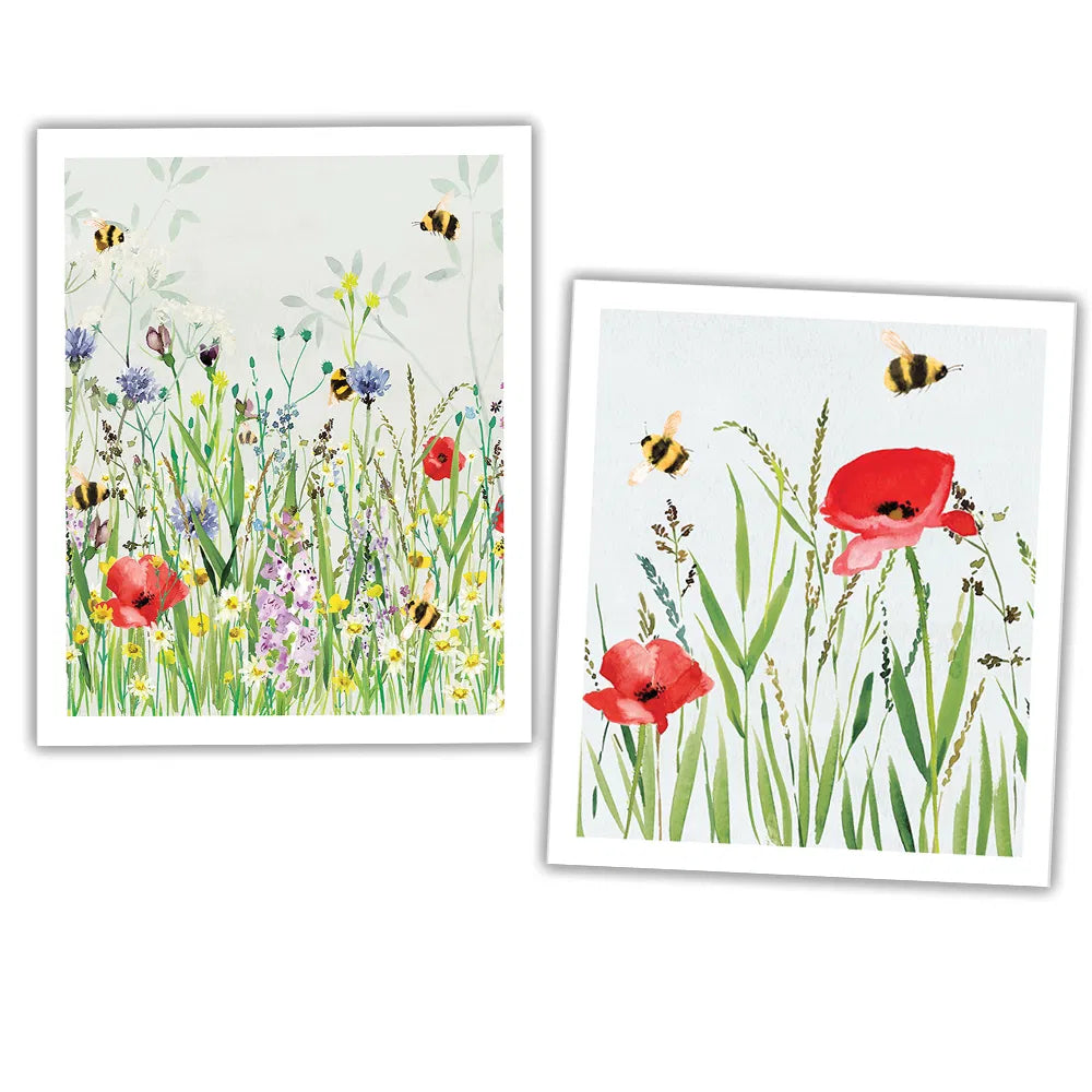 Eddingtons - National Trust Bees Plant Based Cleaning Cloths Set Of 2