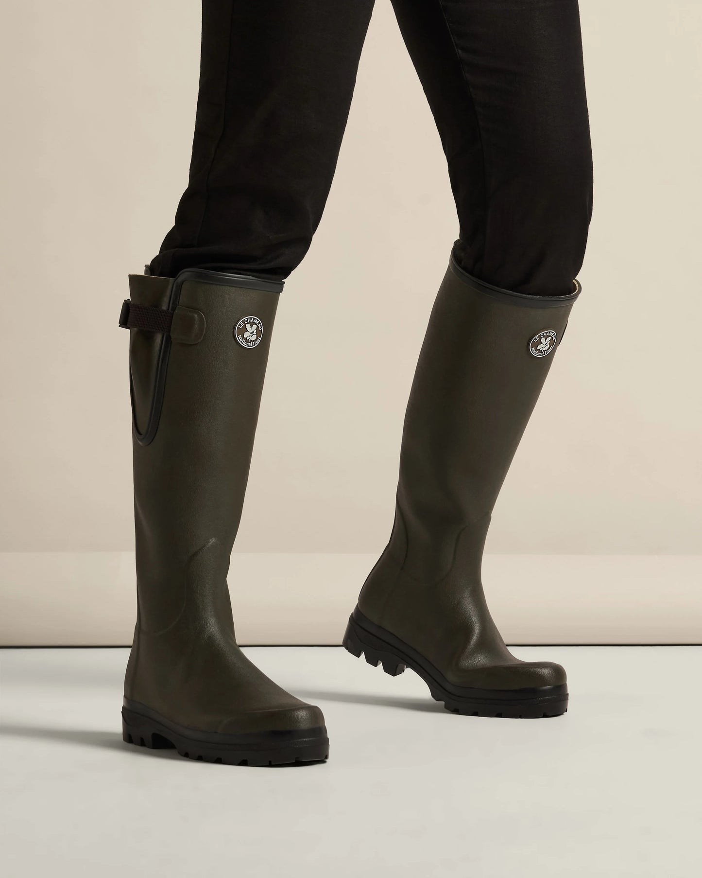 Le Chameau Womens National Trust Vierzon Jersey Lined Wellington Boot