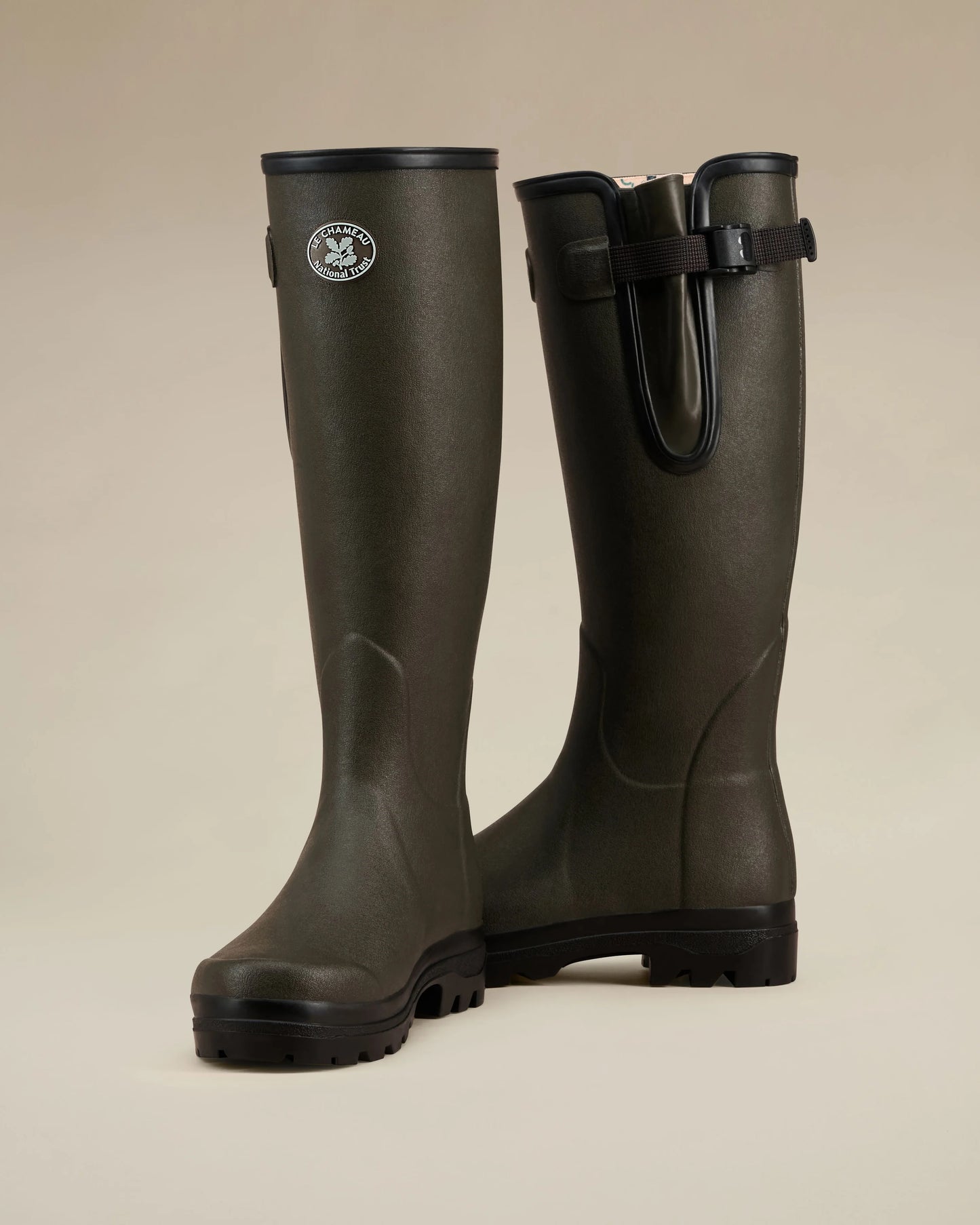 Le Chameau Womens National Trust Vierzon Jersey Lined Wellington Boot