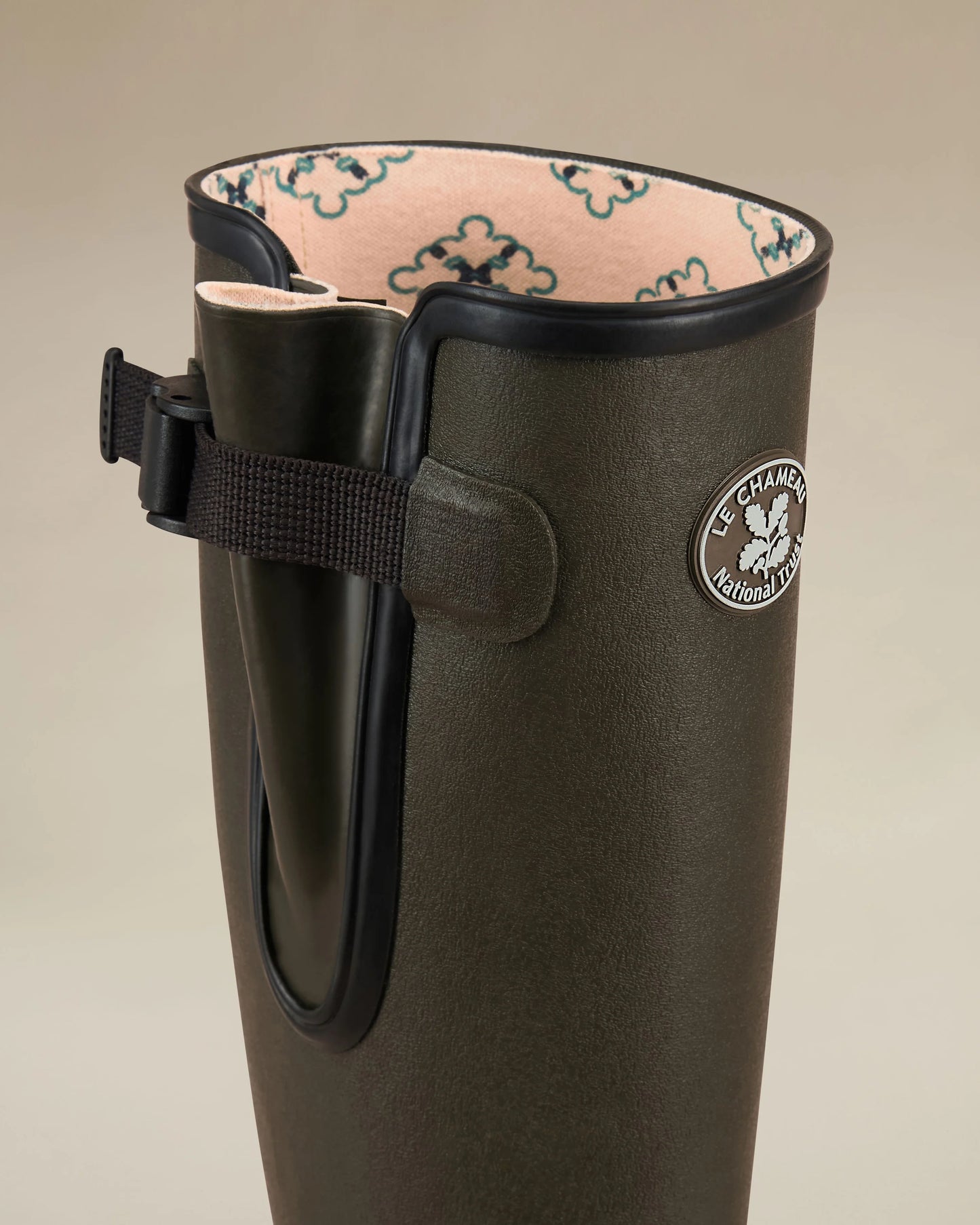 Le Chameau Womens National Trust Vierzon Jersey Lined Wellington Boot