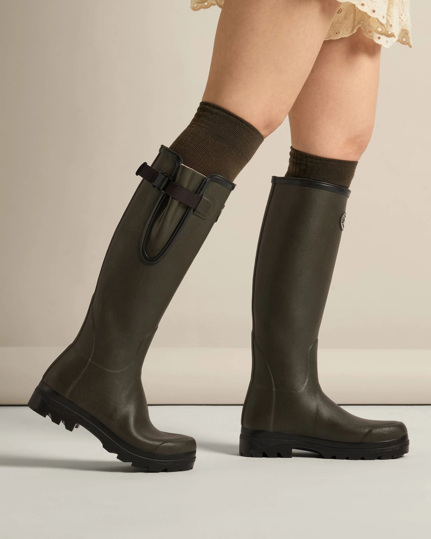 Le Chameau Womens National Trust Vierzon Jersey Lined Wellington Boot