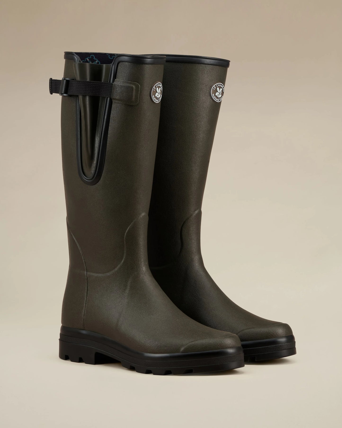 Le Chameau Mens National Trust Vierzon Jersey Lined Wellington Boot