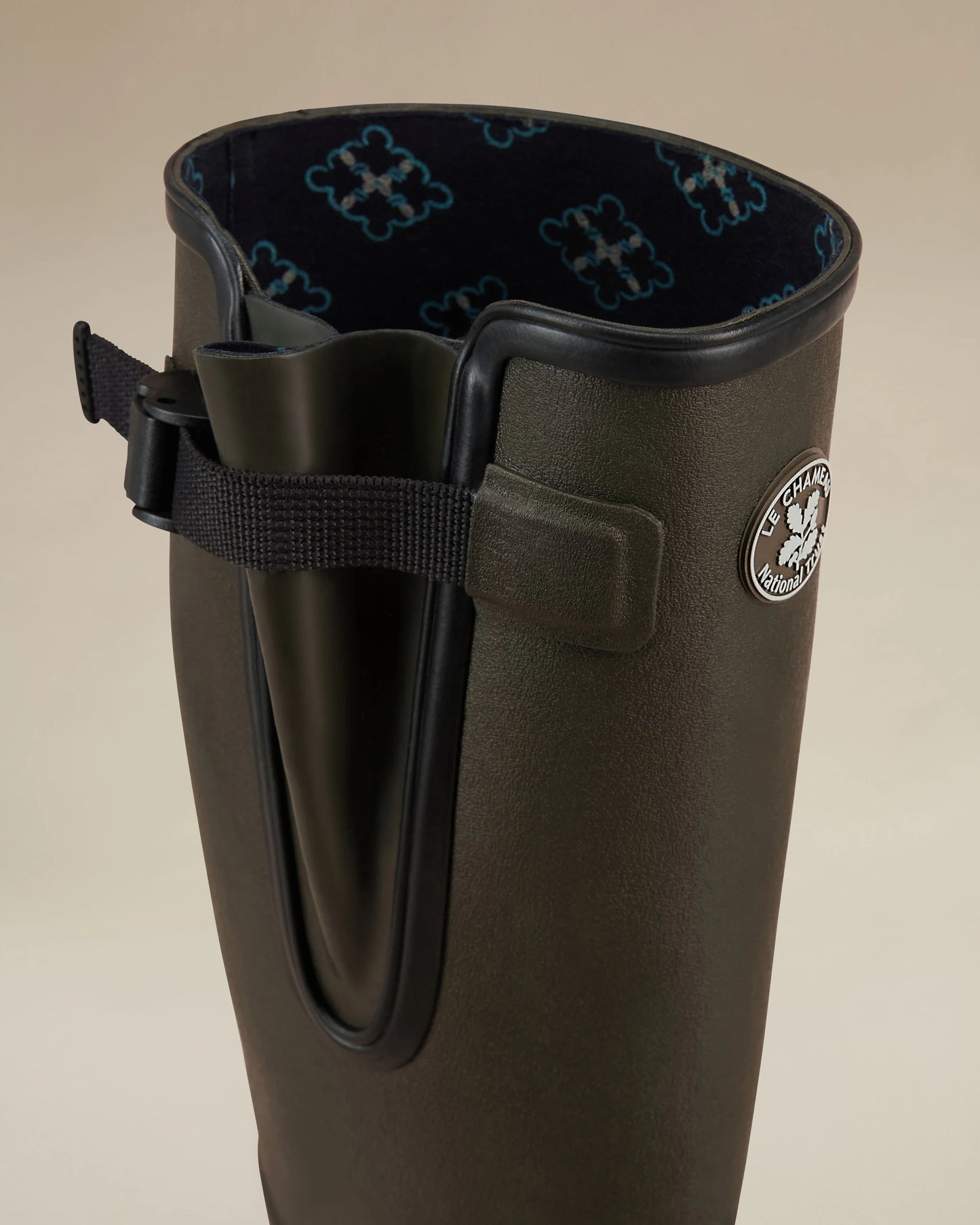 Le Chameau Mens National Trust Vierzon Jersey Lined Wellington Boot