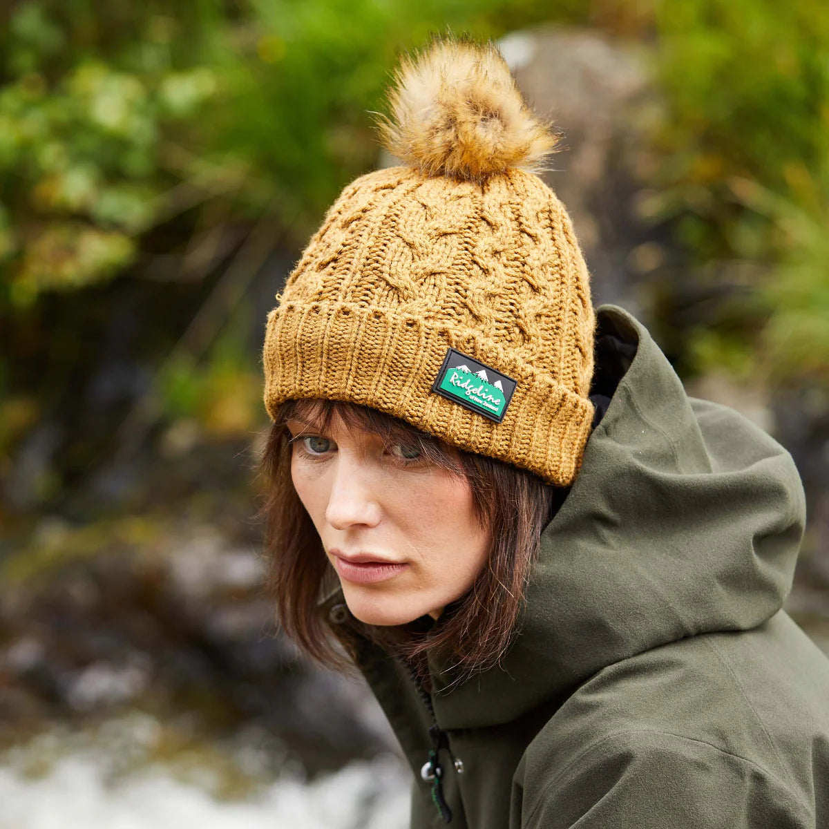 Ridgeline Nordic Fleck Bobble Hat