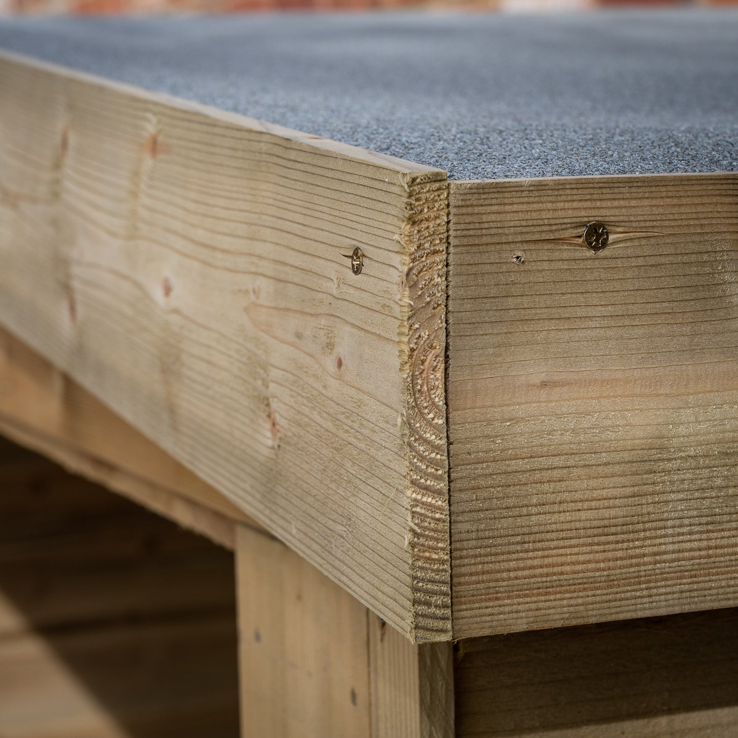 Forest Garden Overlap Presssure Treated Apex Log Store